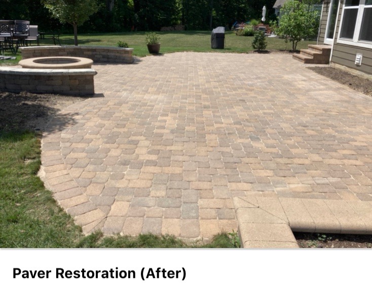 paver after